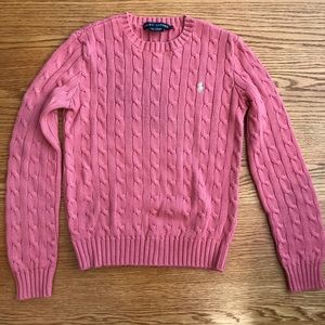 Ralph Lauren cable knit sweater size X-small.